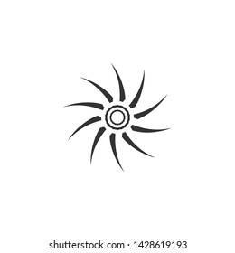 Sun Abstract Logo Icon Vector