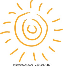 sol, abstracto, símbolos vectorial, diseño, ilustración, gráfico, clipart