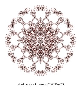 sun abstract  tracery design