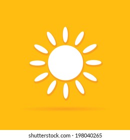 sun art color vector illustration