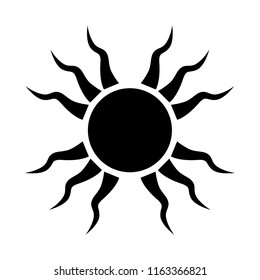  sun art design icon vector illustration on white background