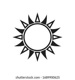 sun art icon vector deign illustration 