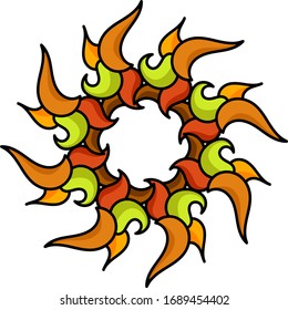 
sun art logos, abstract artwork for your company, event, or others