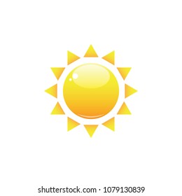 Sun background illustration