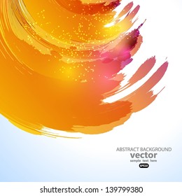 Sun background. Vector illustration for your business presentations. EPS10.