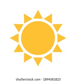 Sun basic graphic illustration vector