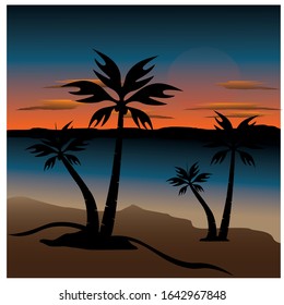 SUN BEACH LOGO IMAGES DESIGN VECTOR