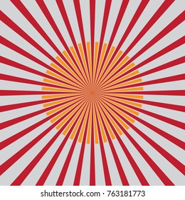 Sun beam ray sunburst pattern background summer. Shine Summer pattern.Vector.