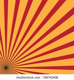 Sun beam ray sunburst pattern background summer. Shine Summer pattern.Vector.