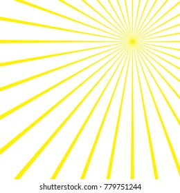 Sun beam ray sunburst pattern background summer