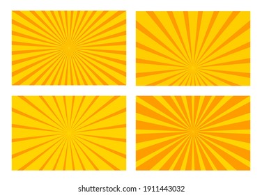 sun beam yellow abstract background