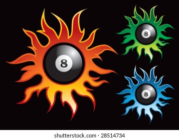 sun billiard ball