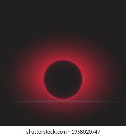 sun black sky total space astronomy flare background full light bright