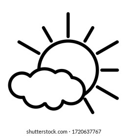 the sun is blazing behind the clouds