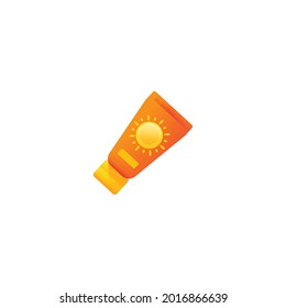 sun block Icon Isolated On White Background