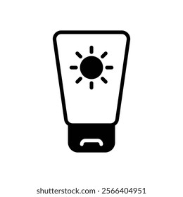 Sun Block icon. Summer icon design. vector graphic