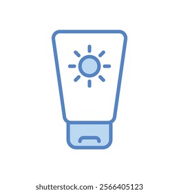 Sun Block icon. Summer icon design. vector graphic