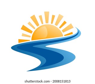 Símbolo de los ríos Sol y Azul. 