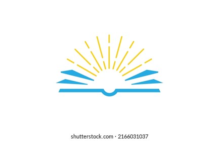 Sun Book Education Logo Icon Stock Vector (Royalty Free) 2166031037 ...