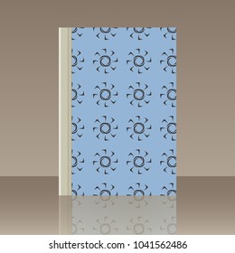 Sun and Book. Realistic image of the object with reflection