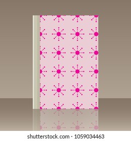 Sun and Book. Realistic image of the object with reflection