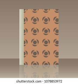 Sun and Book. Realistic image of the object with reflection