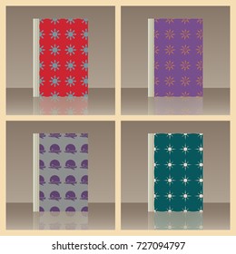 Sun and Book. Realistic image of the object with reflection