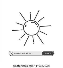 the sun is bright icon