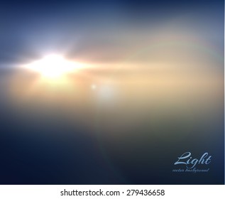 Sun burst abstract vector background. Beautiful sunset. Eps10.