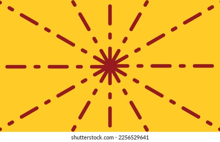 Sun burst background in line style, abstract background 