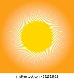 Sun Burst Design, Vektorkunst