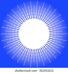 Sun Burst Design Vector Art