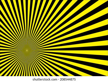 Sun Burst Effect. Vector