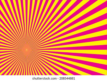 Sun Burst Effect. Vector