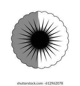 sun burst element icon