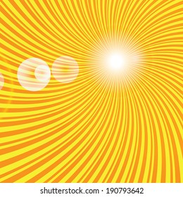 sun burst illustration vector 