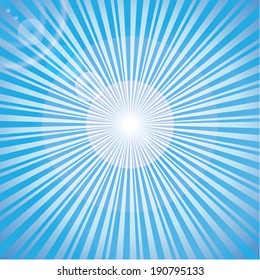 sun burst illustration vector 
