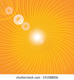 sun burst illustration vector