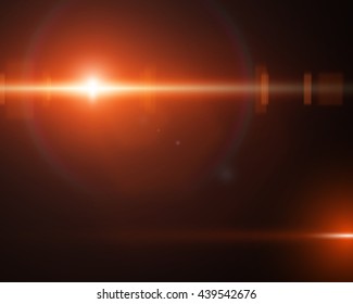 Sun burst with lens flare vector background. Eps10.