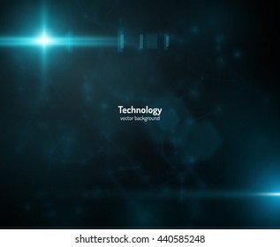 Sun burst with lens flare vector background. Eps10.