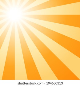 sun burst and light ray, vector and illustration background.