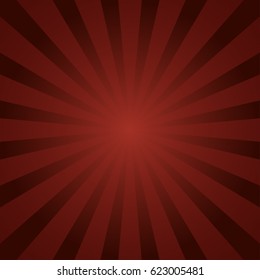 Sun burst on a red background
