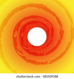 Sun Burst Ray Background Fire Swirl Vector Illustration