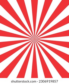 sun burst or sun ray background red and white