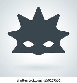 Sun Carnival Mask Flat Icon