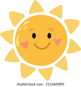 dibujo animado al estilo plano. Estilo infantil. Vector