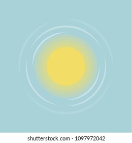 Sun cartoon vector. free space for text. wallpaper. background.