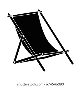 Sun Chair Isolated Stock Vector (Royalty Free) 674546383 | Shutterstock