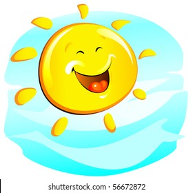 sun (cheerful)