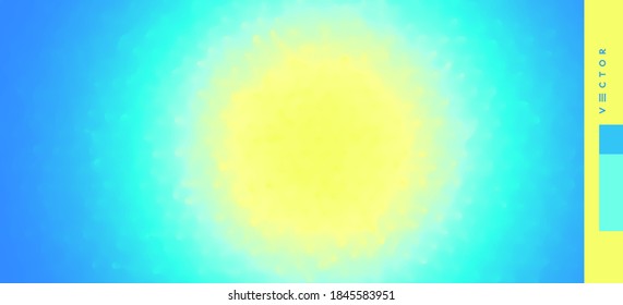 Sun circle abstract background. Solar or starlight emission. Backdrop with explosion. Design for banner, flyer, poster, cover or brochure. 3d vector illustration.